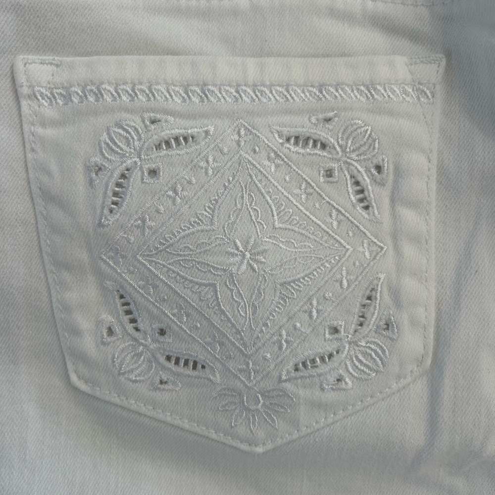 Chico's Platinum White Ankle Jeans Size 0 - Picture 7 of 9